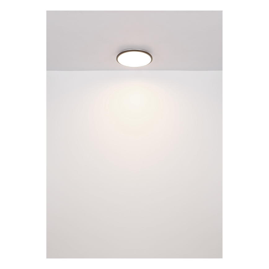 Globo - Стельовий LED світильник LED/18W/230V 4000K діаметр 35 см чорний