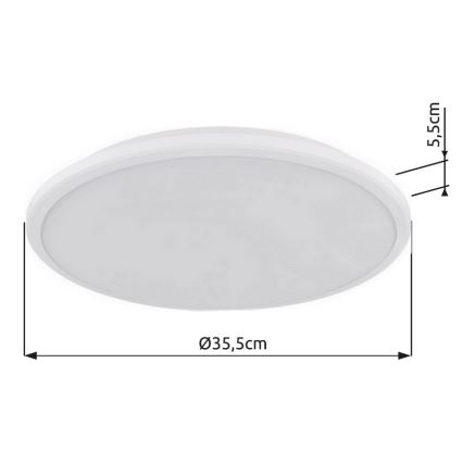 Globo - Светодиодный потолочный светильник LED/18W/230V 3000K диаметр 35 см белый
