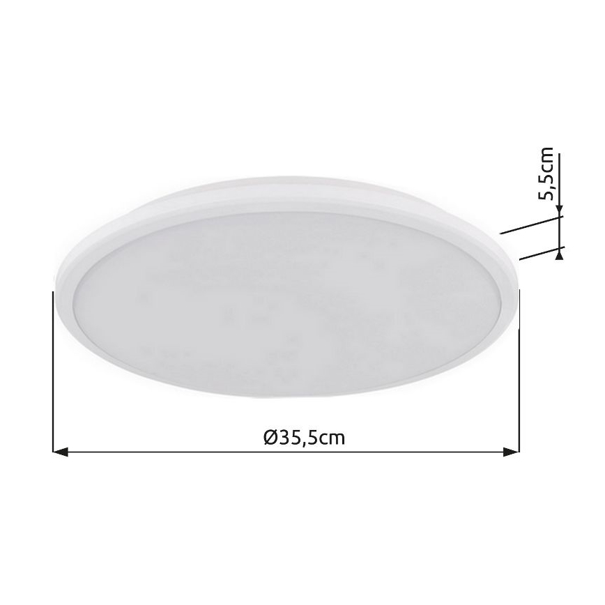 Globo - Светодиодный потолочный светильник LED/18W/230V 3000K диаметр 35 см белый