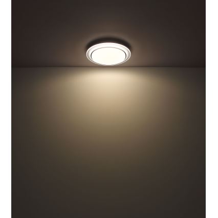 Globo - Светодиодный потолочный RGBW-светильник с регулированием яркости LED/24W/230V 2700-6500K + дистанционное управление