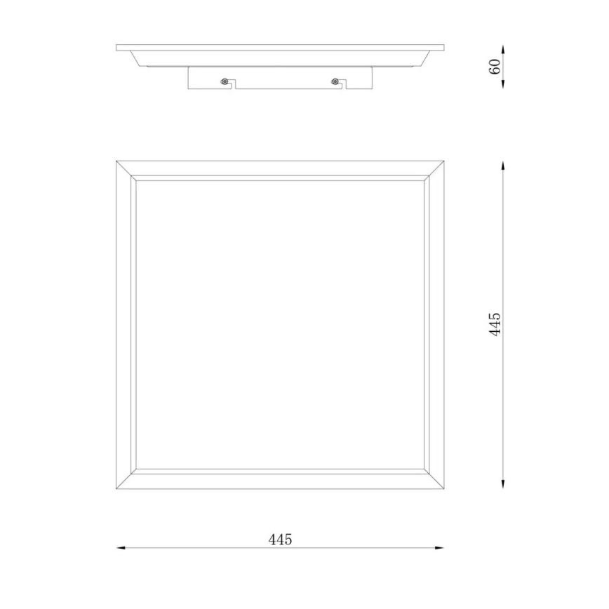 Globo - Стельовий LED світильник LED/24W/230V