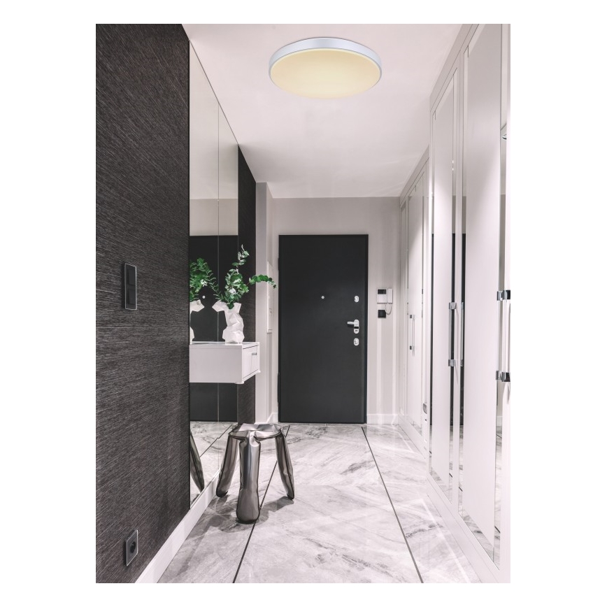 Globo - Светодиодный потолочный светильник с регулированием яркости LED/18W/230V 2700-6500K + дистанционное управление