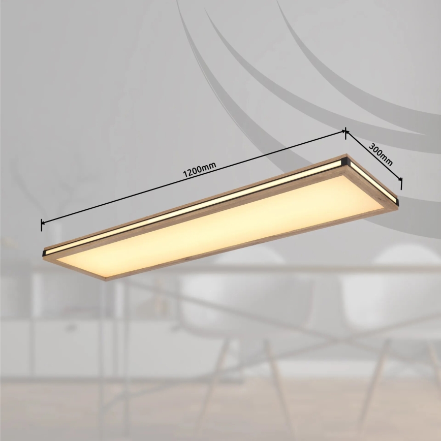 Globo - Светодиодный потолочный светильник с регулированием яркости LED/36W/230V 3000K 30x120 см