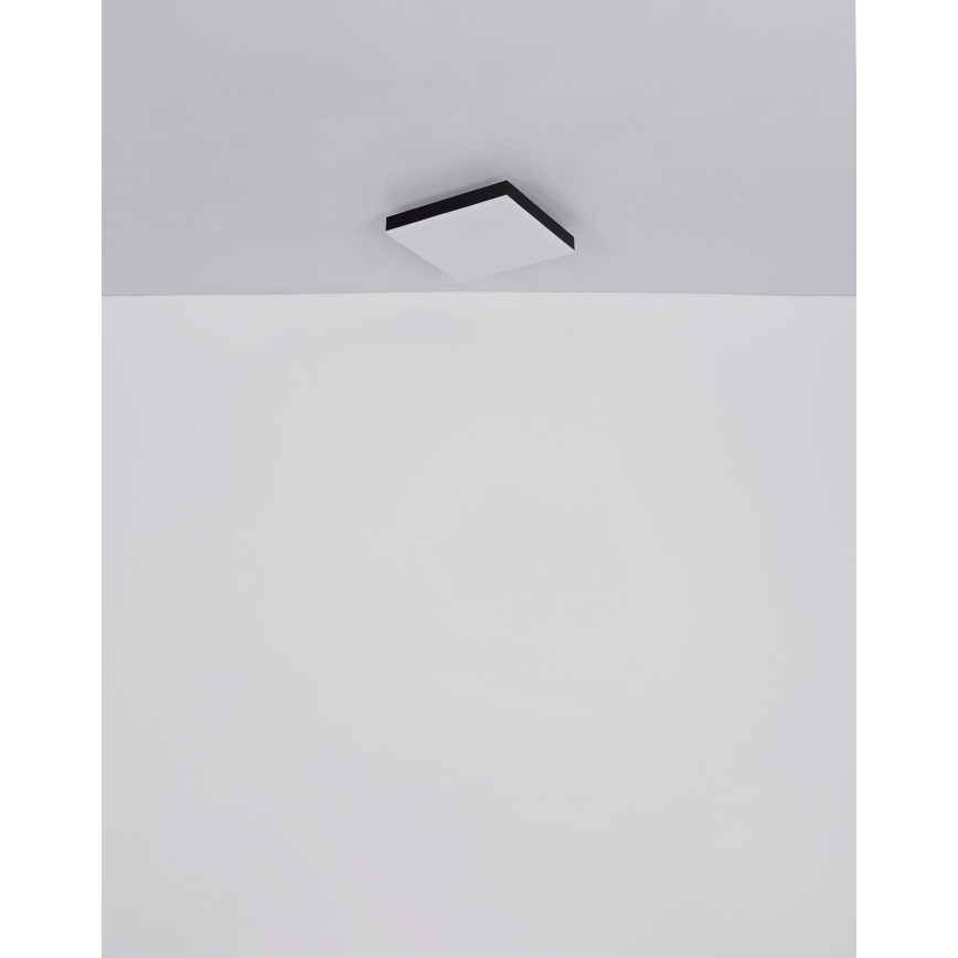Globo - Стельовий LED світильник LED/18W/230V 30x30 см чорний