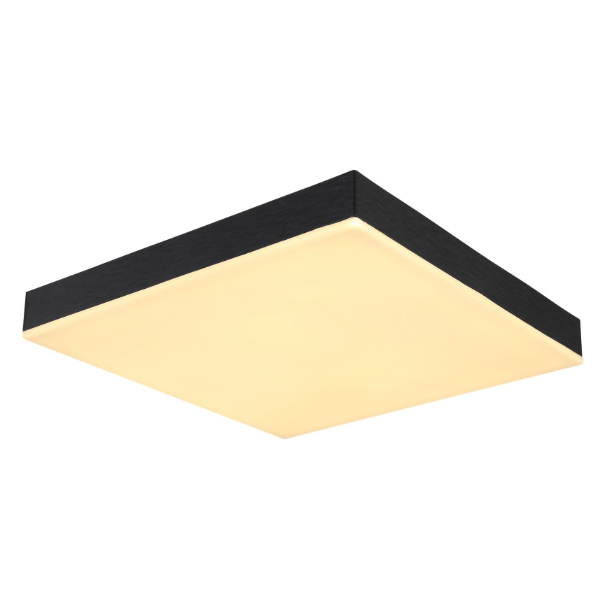 Globo - Стельовий LED світильник LED/18W/230V 30x30 см чорний