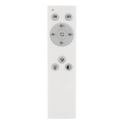 Globo - Светодиодный потолочный светильник с регулированием яркости LED/24W/230V 2700-6500K черный + дистанционное управление