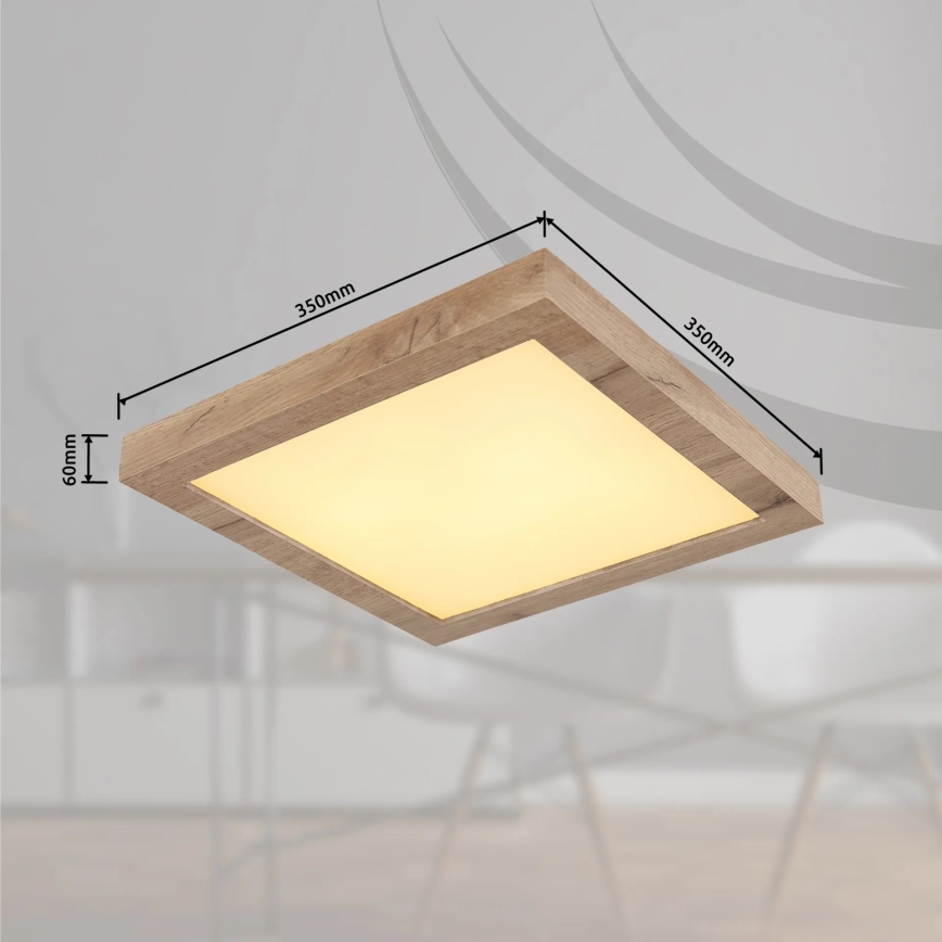Globo - Светодиодный потолочный светильник LED/16W/230V коричневый