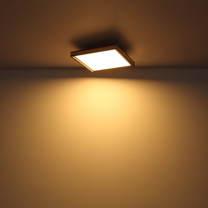Globo - Стельовий LED світильник LED/12W/230V 30x30 см чорний/білий