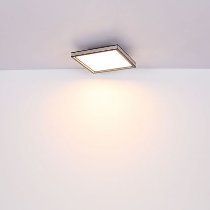 Globo - Стельовий LED світильник LED/12W/230V 30x30 см чорний/білий