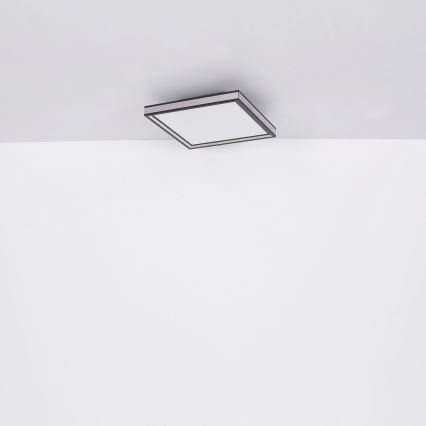 Globo - Стельовий LED світильник LED/12W/230V 30x30 см чорний/білий