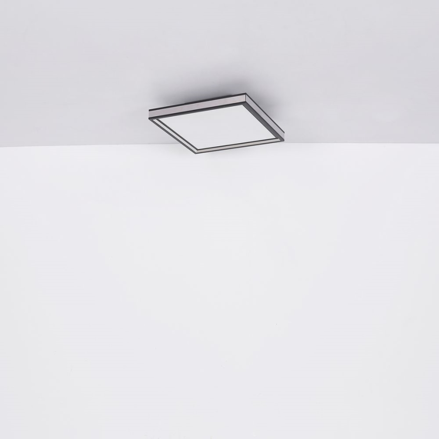 Globo - Стельовий LED світильник LED/12W/230V 30x30 см чорний/білий