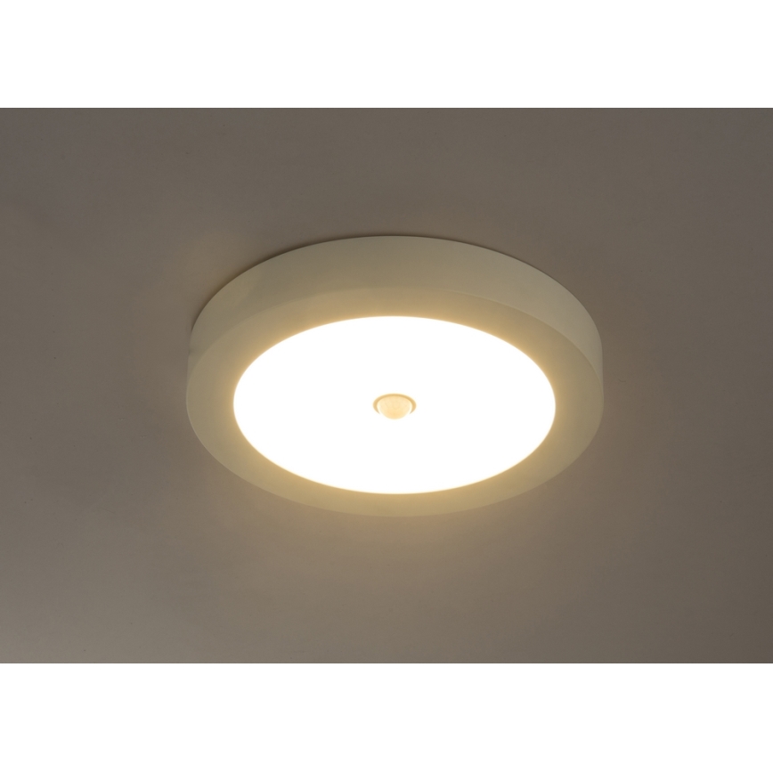 Globo - Светодиодный уличный потолочный светильник с датчиком 1xLED/18W/230V