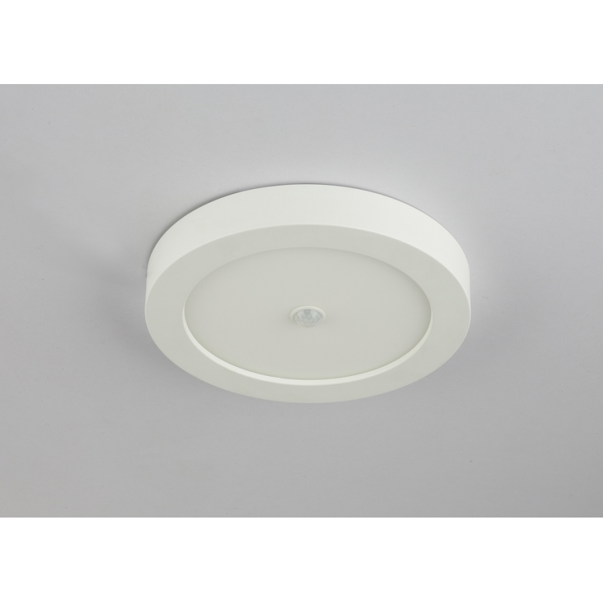 Globo - Вуличний світлодіодний стельовий світильник з датчиком 1xLED/18W/230V IP44