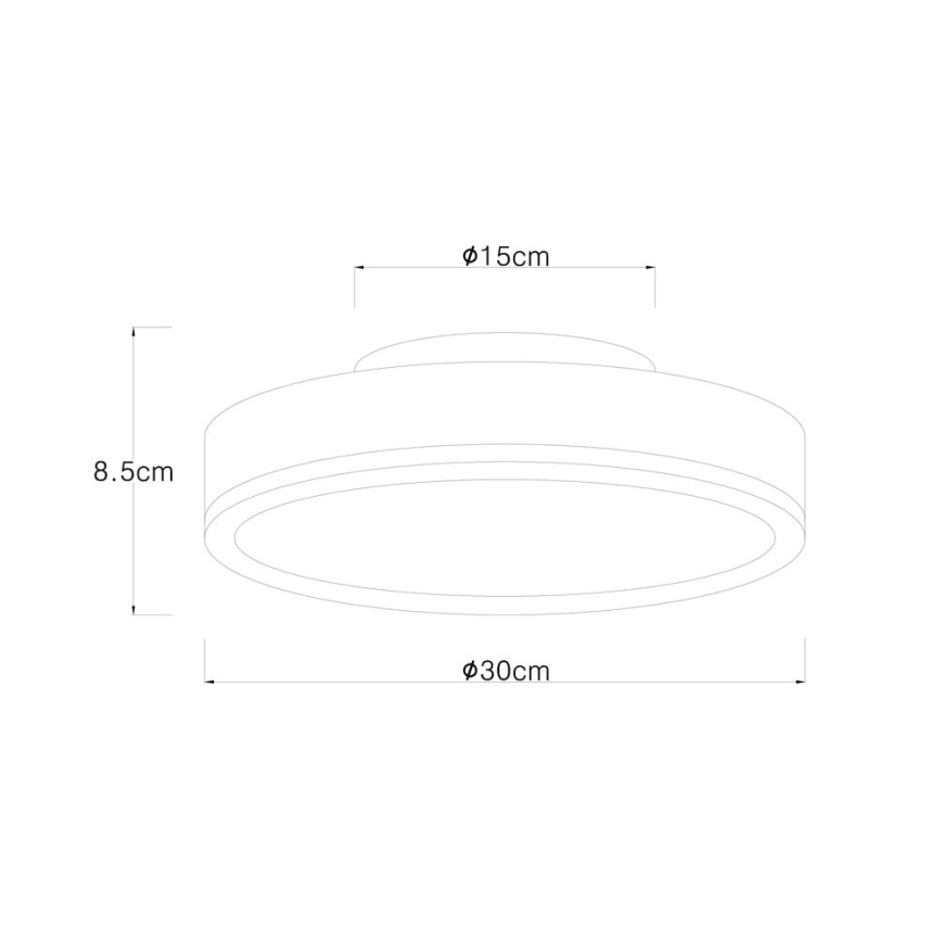 Globo - Стельовий LED світильник LED/12W/230V ⌀ 30 см
