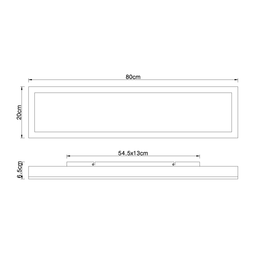 Globo - Стельовий LED світильник LED/24W/230V