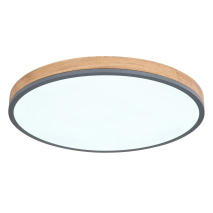 Globo - Светодиодный потолочный светильник с регулированием яркости LED/40W/230V 2700-6500K диаметр 60 cm + дистанционное управление коричневая/серая