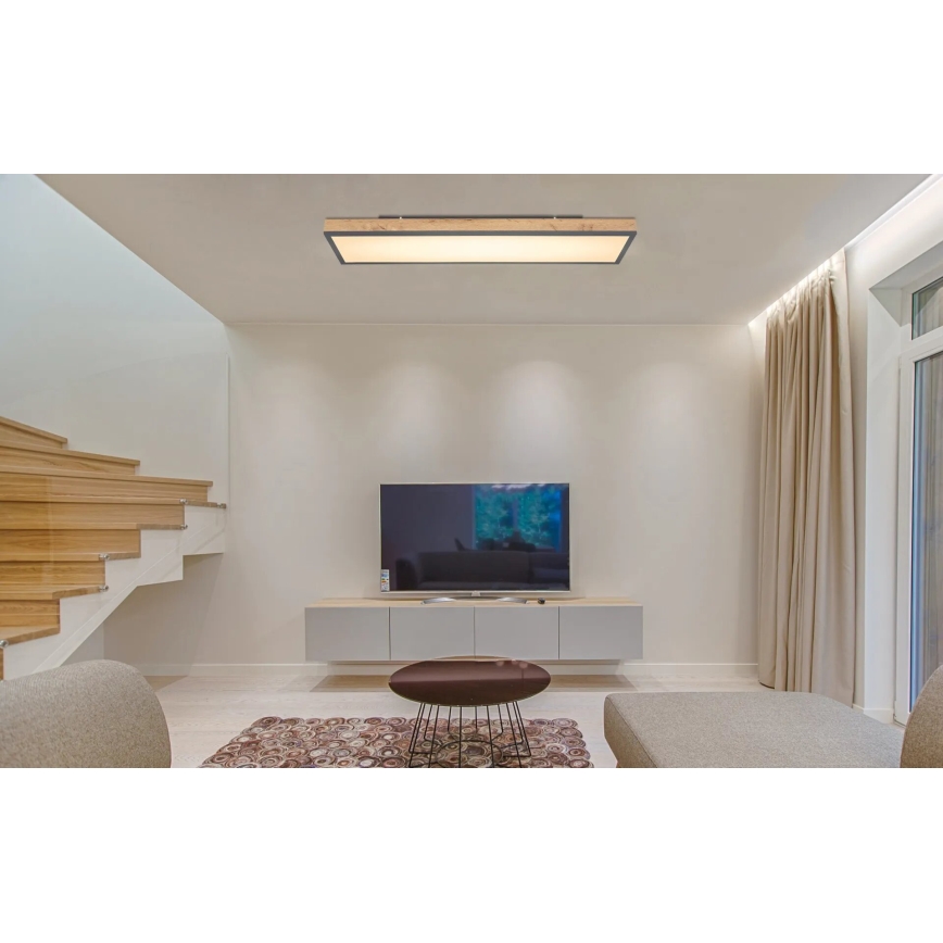 Globo - Димований стельовий світильник LED/36W/230V 2700-6500K коричневий/сірий + пульт дистанційного керування