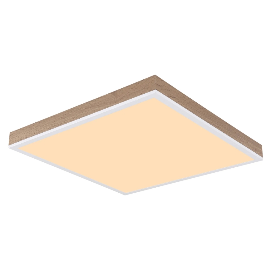 Globo - Светодиодный потолочный светильник с регулированием яркости LED/24W/230V 2700-6500K + дистанционное управление коричневый/белый