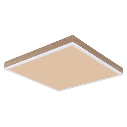 Globo - Светодиодный потолочный светильник с регулированием яркости LED/24W/230V 2700-6500K + дистанционное управление коричневый/белый
