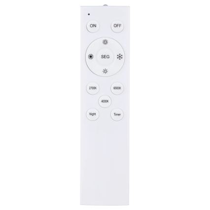Globo - Светодиодный потолочный светильник с регулированием яркости LED/24W/230V 2700-6500K + дистанционное управление коричневый/белый