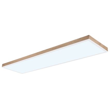 Globo - LED стельовий світильник з регульованою яскравістю LED/36W/230V 2700-6500K коричневий/білий + пульт дистанційного керування