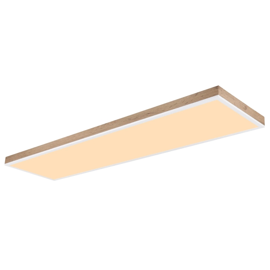 Globo - Світлодіодний стельовий світильник з регулюванням яскравості LED/36W/230V 2700-6500K + пульт дистанційного керування коричневий/білий