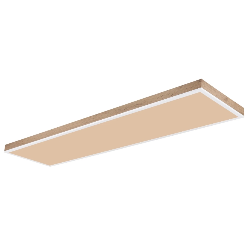 Globo - Світлодіодний стельовий світильник з регулюванням яскравості LED/36W/230V 2700-6500K + пульт дистанційного керування коричневий/білий