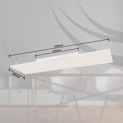 Globo - Светодиодный потолочный RGBW-светильник с регулированием яркости LED/44W/230V Wi-Fi Tuya + дистанционное управление