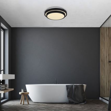 Globo - Стельовий LED світильник для ванної з датчиком LED/18W/230V IP44