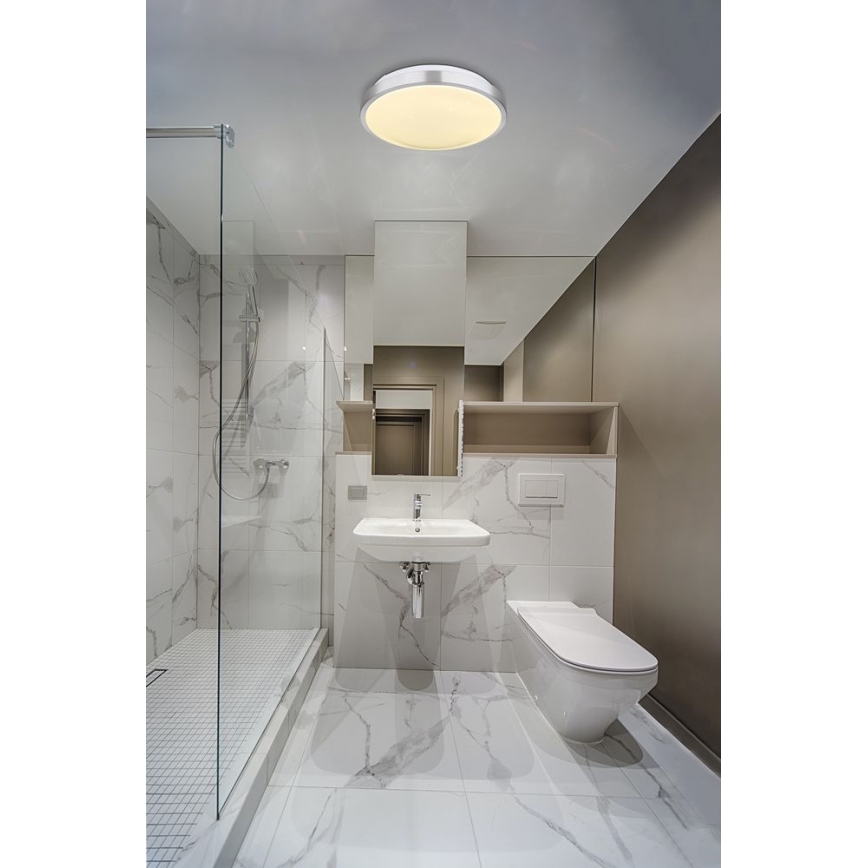 Globo - Стельовий LED світильник для ванної з датчиком LED/18W/230V IP44