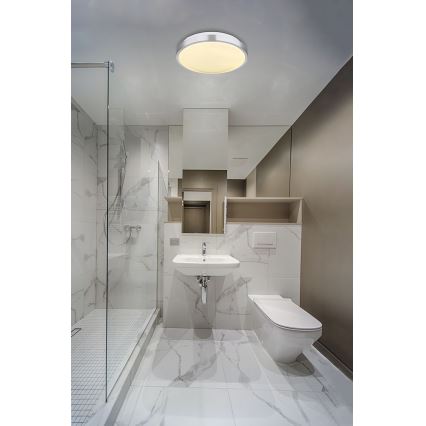 Globo - Светодиодный светильник для ванной комнаты с датчиком LED/18W/230V IP44