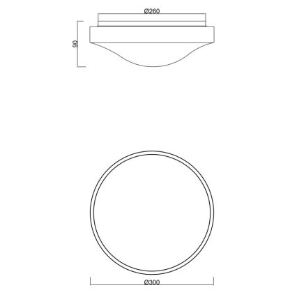 Globo - Светодиодный светильник для ванной комнаты с датчиком LED/18W/230V IP44