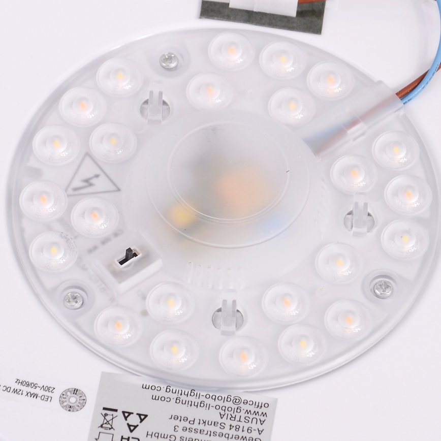 Globo - Стельовий LED світильник LED/12W/230V 307 мм 3000/4500/6000K