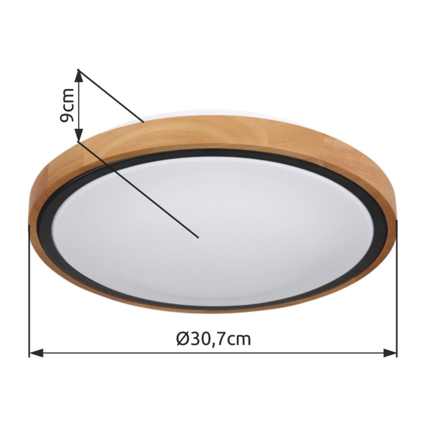 Globo - Стельовий LED світильник LED/12W/230V 307 мм 3000/4500/6000K