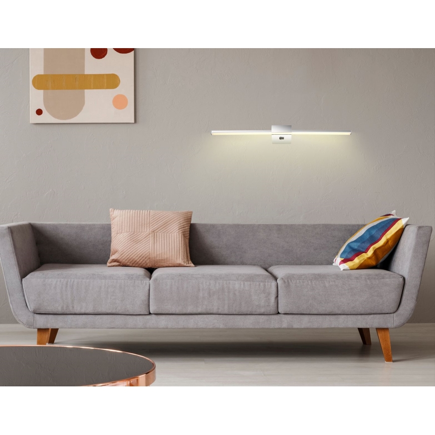 Globo - Светодиодная подсветка для картин LED/12W/230V 61,5 см блестящий хром