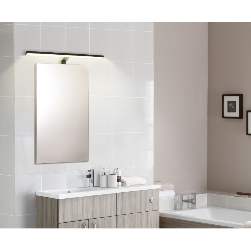 Globo - LED Підсвітка для дзеркала для ванної LED/12W/230V 60 cm IP44 чорний