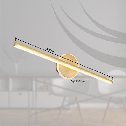 Globo - LED Підсвітка для дзеркала для ванної LED/10W/230V 60,8 см IP44 золотий