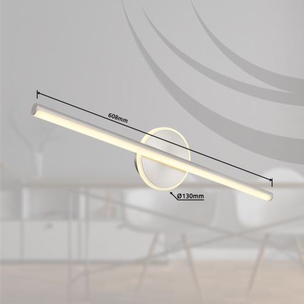Globo - Світлодіодне дзеркальне освітлення для ванної LED/10W/230V 60,8 см IP44 глянцевий хром
