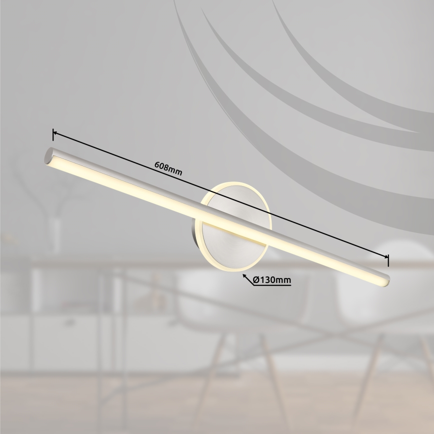 Globo - Світлодіодне дзеркальне освітлення для ванної LED/10W/230V 60,8 см IP44 глянцевий хром