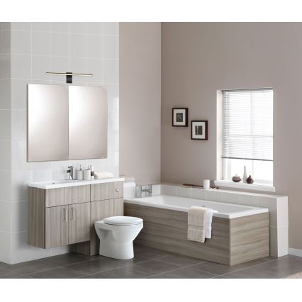 Globo - Світлодіодне дзеркальне освітлення для ванної LED/10W/230V 60,8 см IP44 чорний