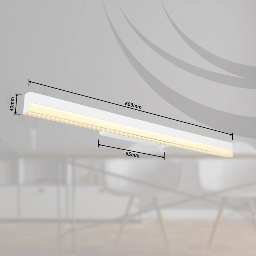 Globo - Світлодіодний настінний світильник LED/12W/230V 3000/6000K 60 см білий
