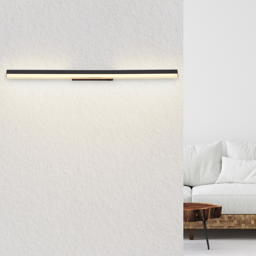 Globo - Світлодіодний настінний світильник LED/18W/230V 3000/6000K 80 см чорний
