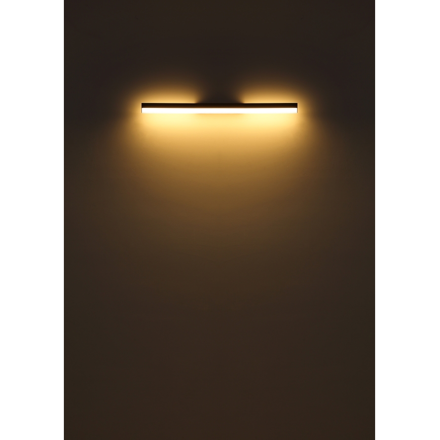 Globo - Світлодіодний настінний світильник LED/18W/230V 3000/6000K 80 см чорний