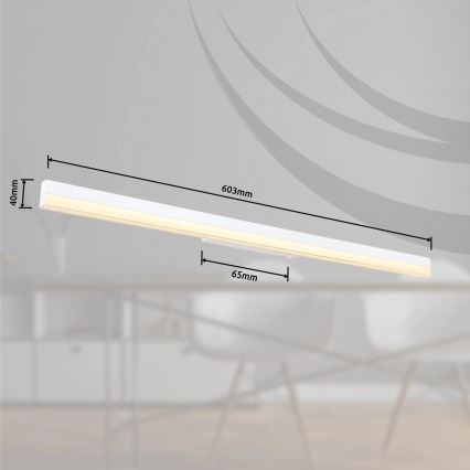 Globo - Світлодіодний настінний світильник LED/18W/230V 3000/6000K 80 см білий