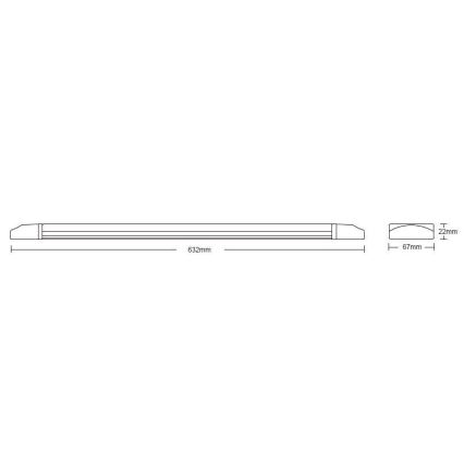 Globo 42436-18 - Светодиодный настенный светильник для ванной комнаты JON LED/18W/230V IP65