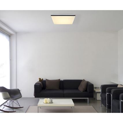 Globo - Светодиодный потолочный светильник с регулированием яркости LED/24W/230V Wi-Fi Tuya + дистанционное управление