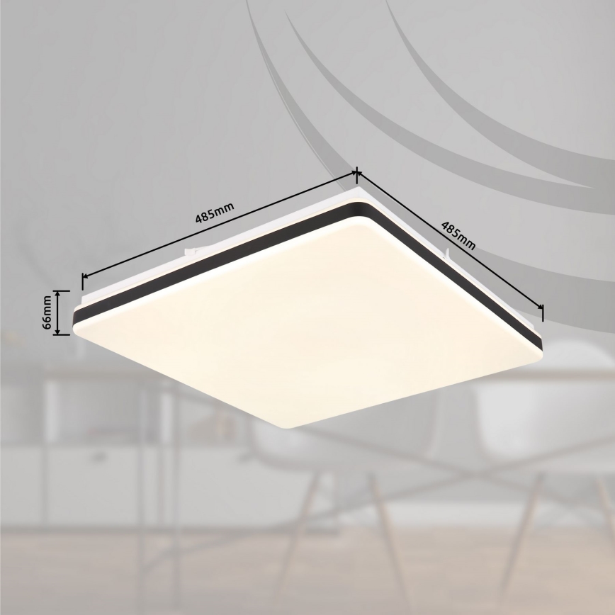 Globo - Светодиодный потолочный светильник с регулированием яркости LED/24W/230V 2700-6500K Wi-Fi Tuya + дистанционное управление