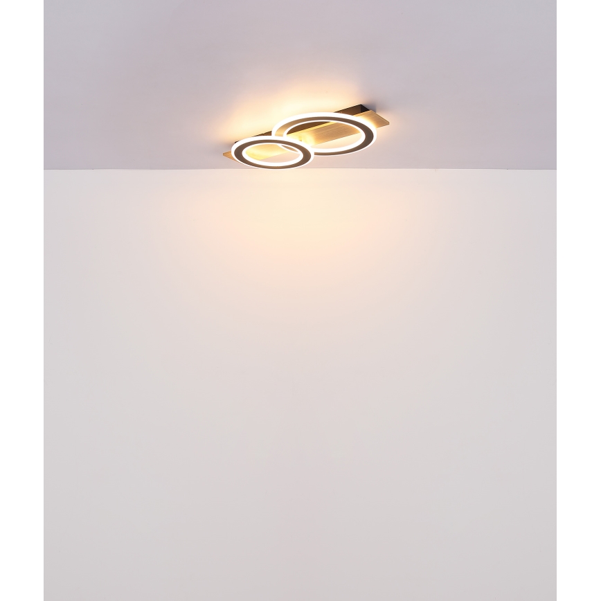 Globo - Светодиодный потолочный светильник LED/40W/230V коричневый