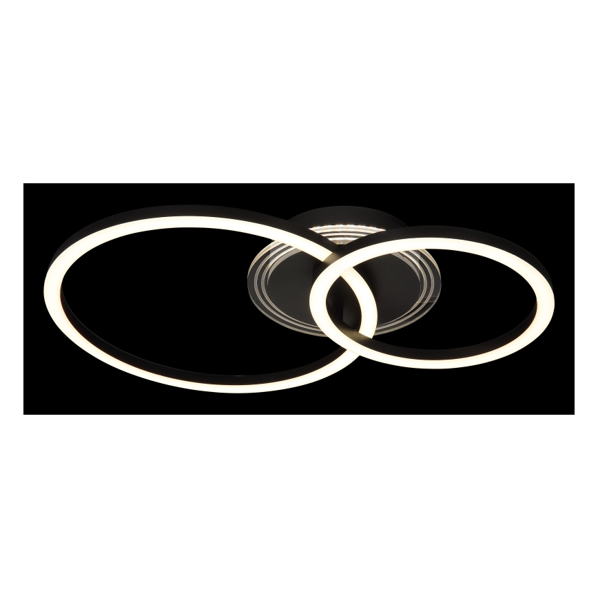 Globo - Светодиодный потолочный светильник LED/30Вт/230В 2700/4500/6500К диаметр 33x50 см черный