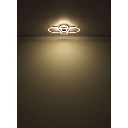 Globo - Светодиодный потолочный светильник LED/40 Вт/230 В 2700/4500/6500 К 35,5x53 см черный